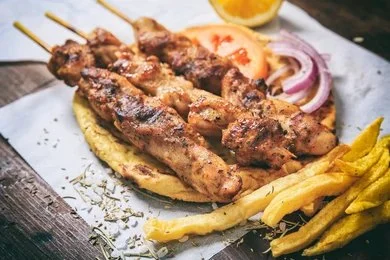 Lemon Chicken Souvlaki